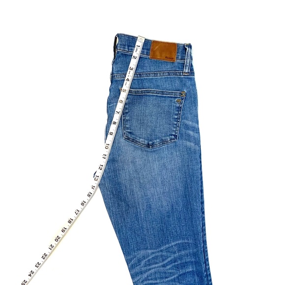Madewell Cali Demi Boot Jeans Chewed Hem Edition 26 Button Fly - Picture 13 of 14